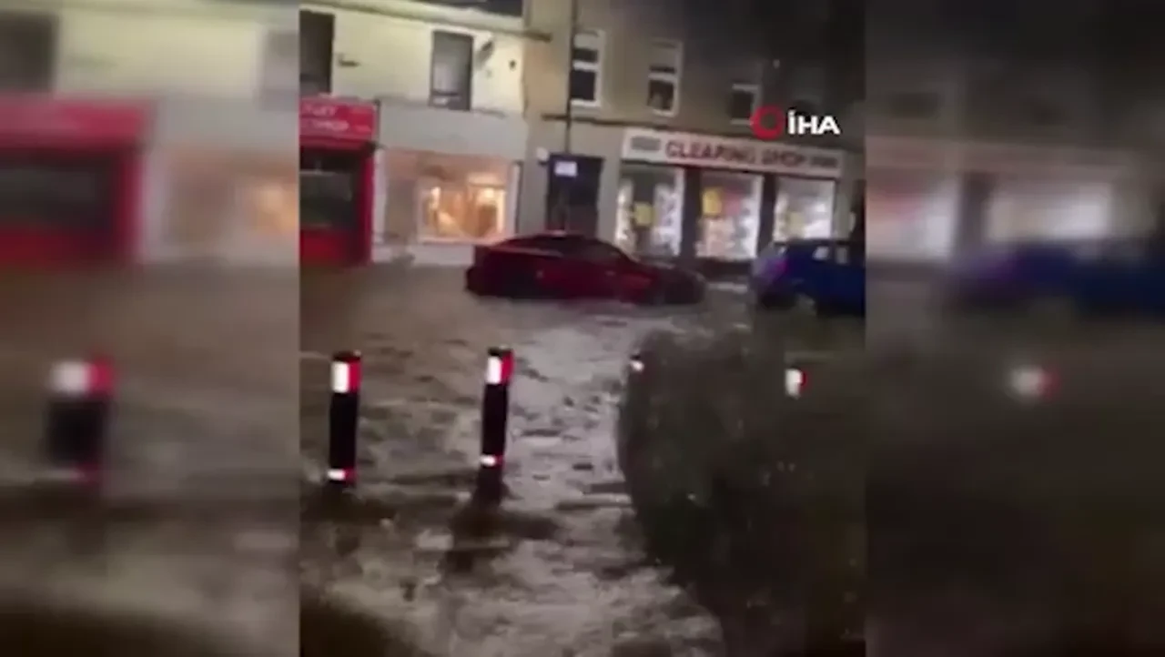 Avrupa'yı iki fırtına birden vurdu, 8 ülkede hayat durdu, yaralananlar da oldu