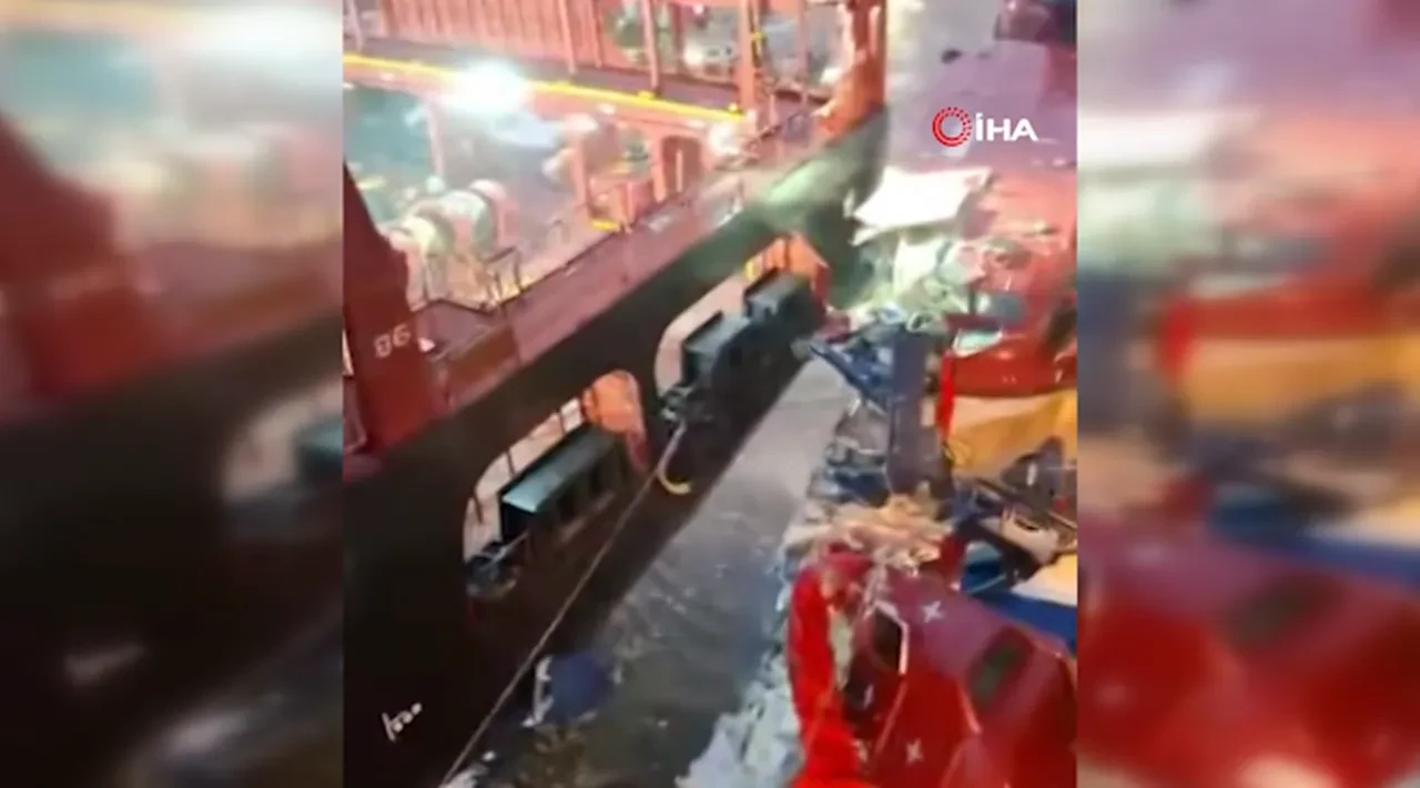Binlerce kişiyi taşıyan kruvaziyer gemisi, yük gemisine çarptı! İşte o ölümden dönülen korkunç anlar