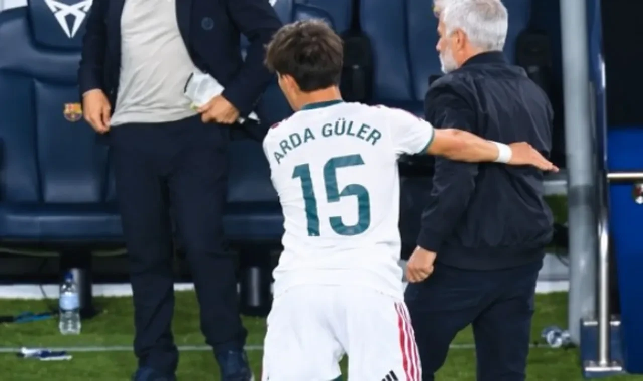 El Clasico’da ilginç anlar: Jose Mourinho’ya Arda Güler müdahalesi
