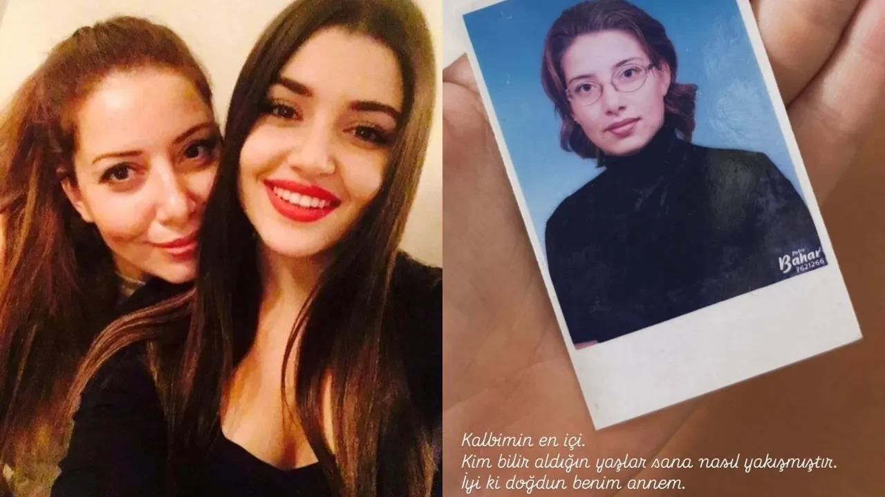 Hande Erçel'in anne acısı! Gençlik fotoğrafını paylaştı