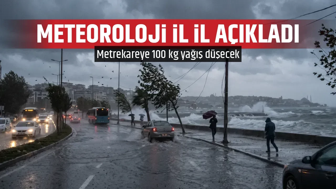 METEOROLOJİ İL İL AÇIKLADI