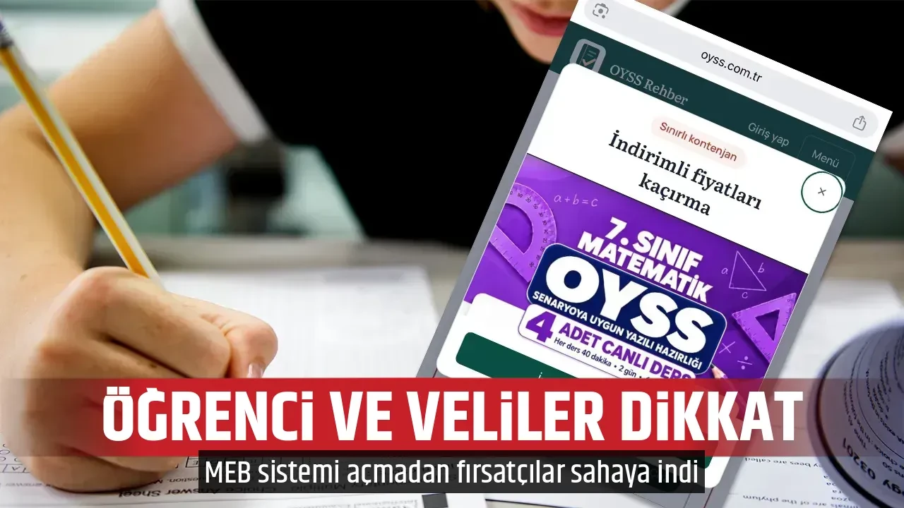 ÖĞRENCİ VE VELİLER DİKKAT