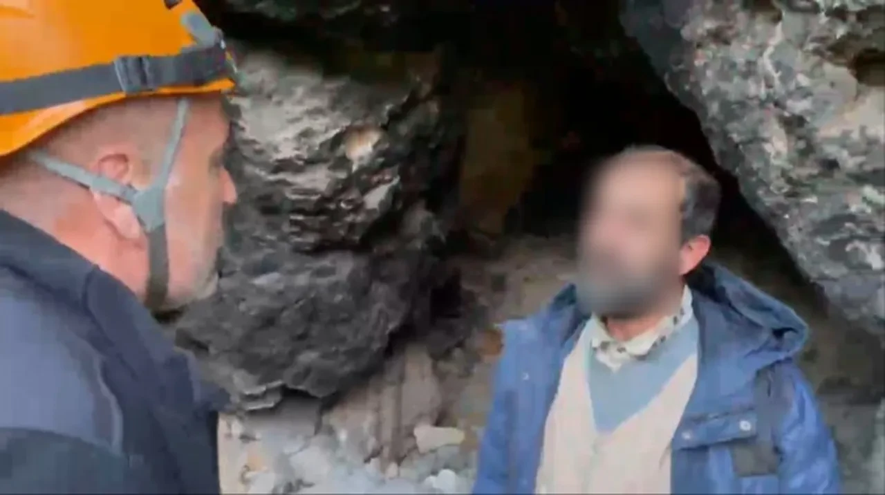 Mağaraya sığındı şehre dönmeyi reddetti! Uludağ’da şaşırtan olay
