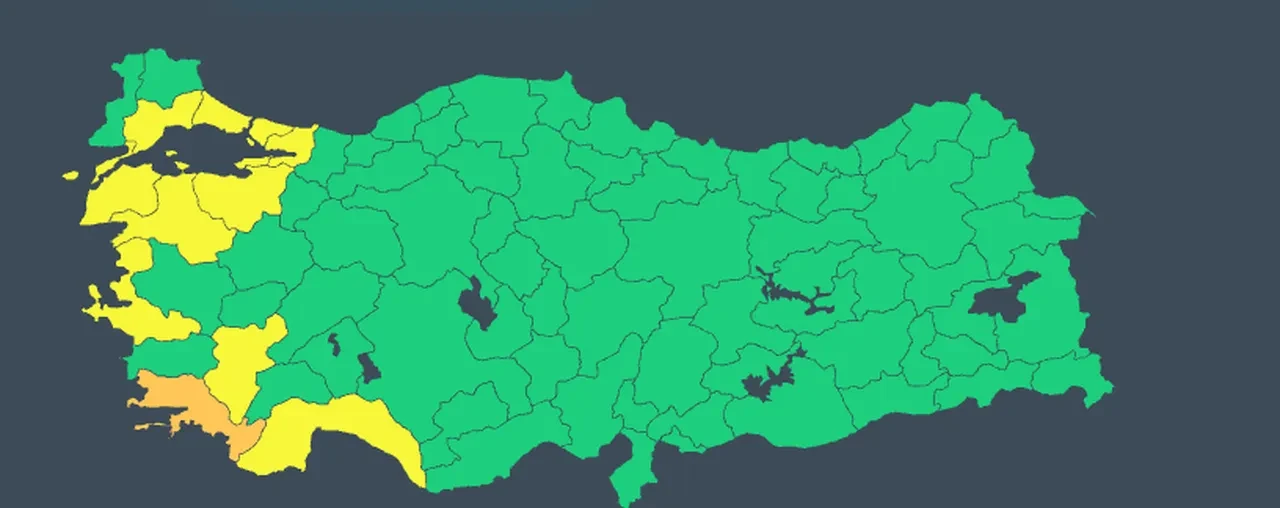 27 Ekim 2026 hava durumu | Meteoroloji sarı ve turuncu kodlu uyarı verdi: Sağanak yağış bu illerde şiddetlenecek