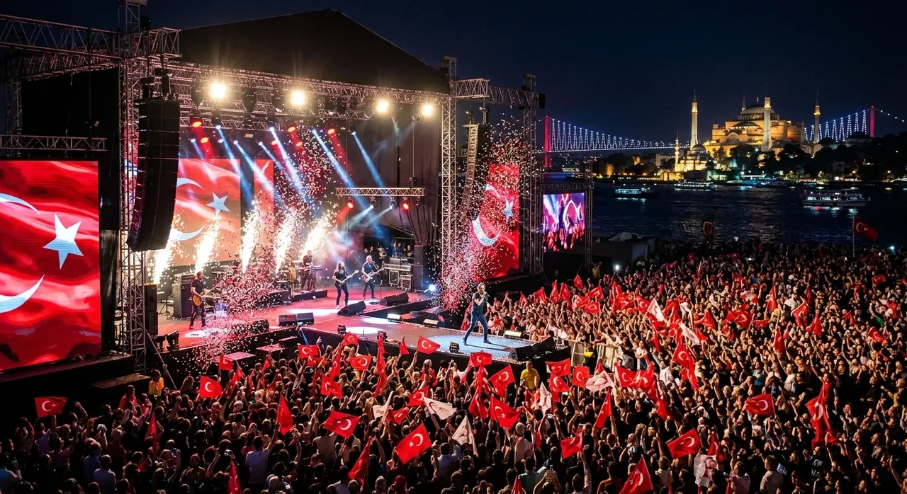 29 Ekim ücretsiz konserler Antalya, Kocaeli, Ankara nerede? 2026 Cumhuriyet Bayramı konser programı