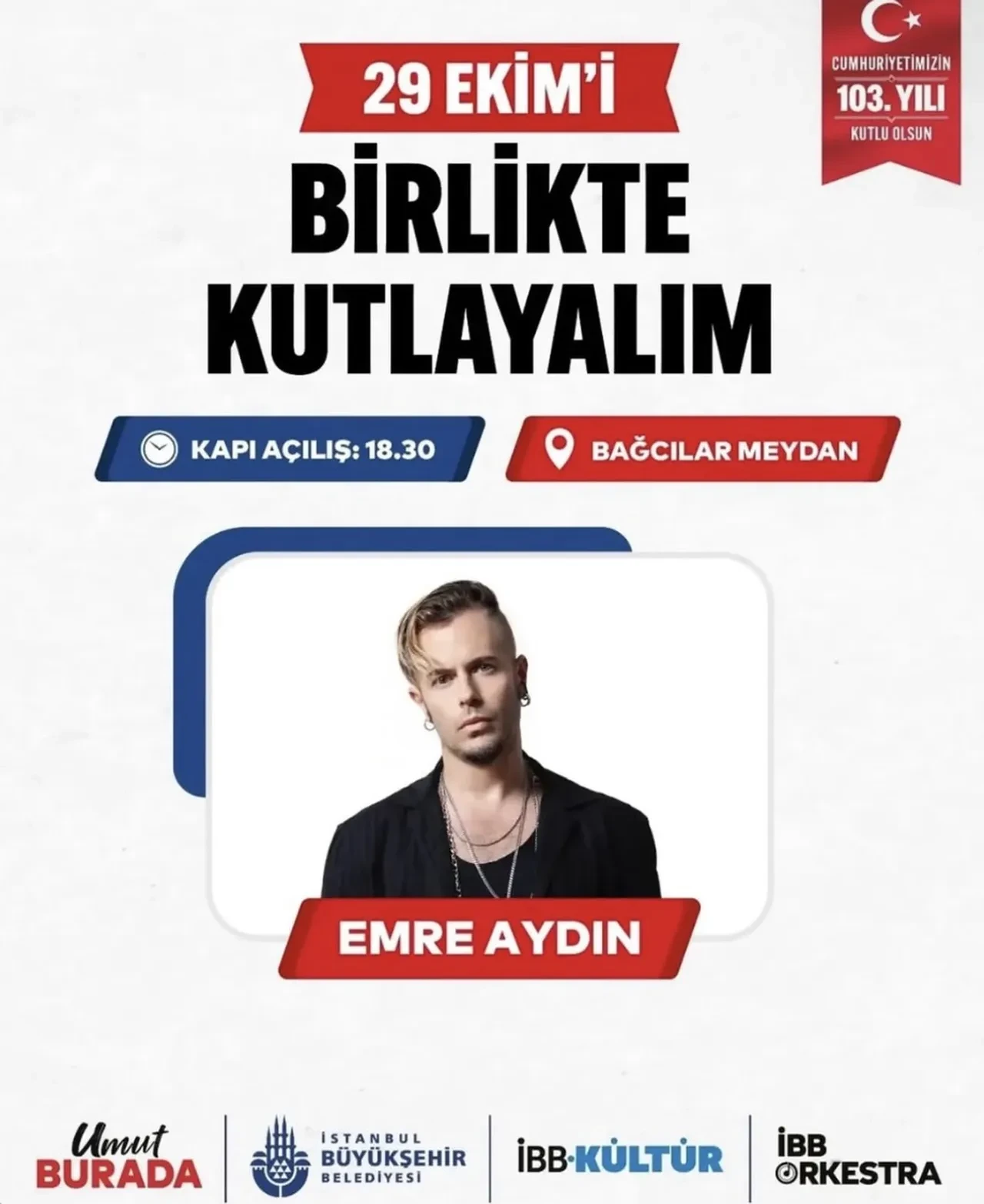 29 Ekim ücretsiz konserler İstanbul, Bursa, İzmir nerede? 2026 29 Ekim etkinlikleri