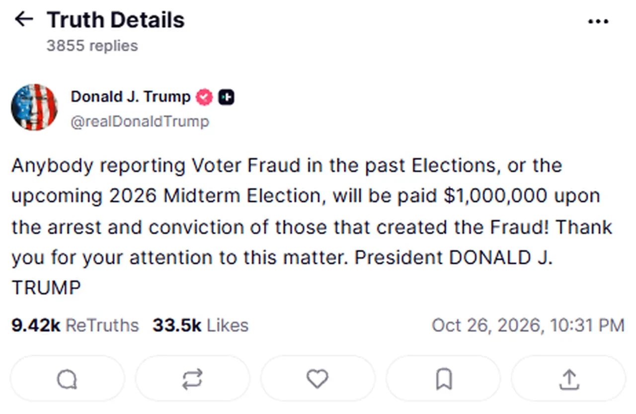 Hile yapanı ihbar et, tutuklat, 1 milyon dolar kazan! Trump'ın 3 Kasım hazırlığı