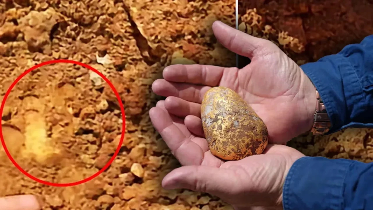 Servetini elleriyle kazdı! Toprağın altından 10 milyon TL değerinde altın buldu