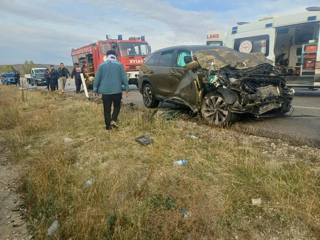 Çorum’da feci kaza: Cip ile otomobil çarpıştı, 4 ölü, 2 yaralı