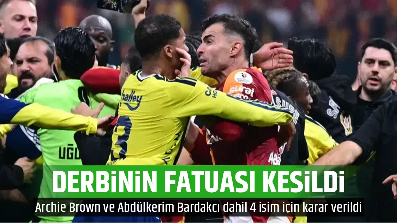 DERBİNİN FATUASI KESİLDİ