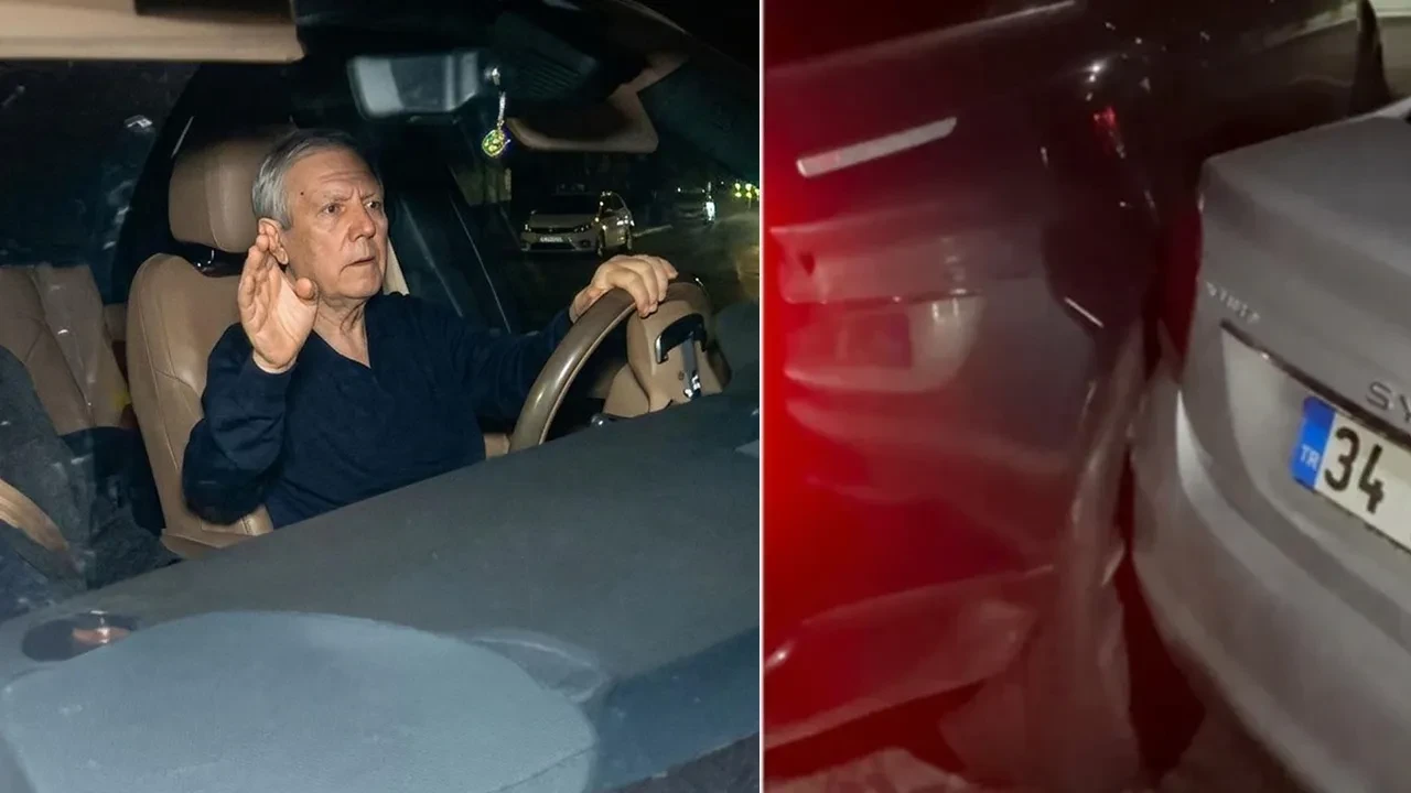 İsmail Kartal trafik kazası geçirdi! Aziz Yıldırım arabasını sürttü