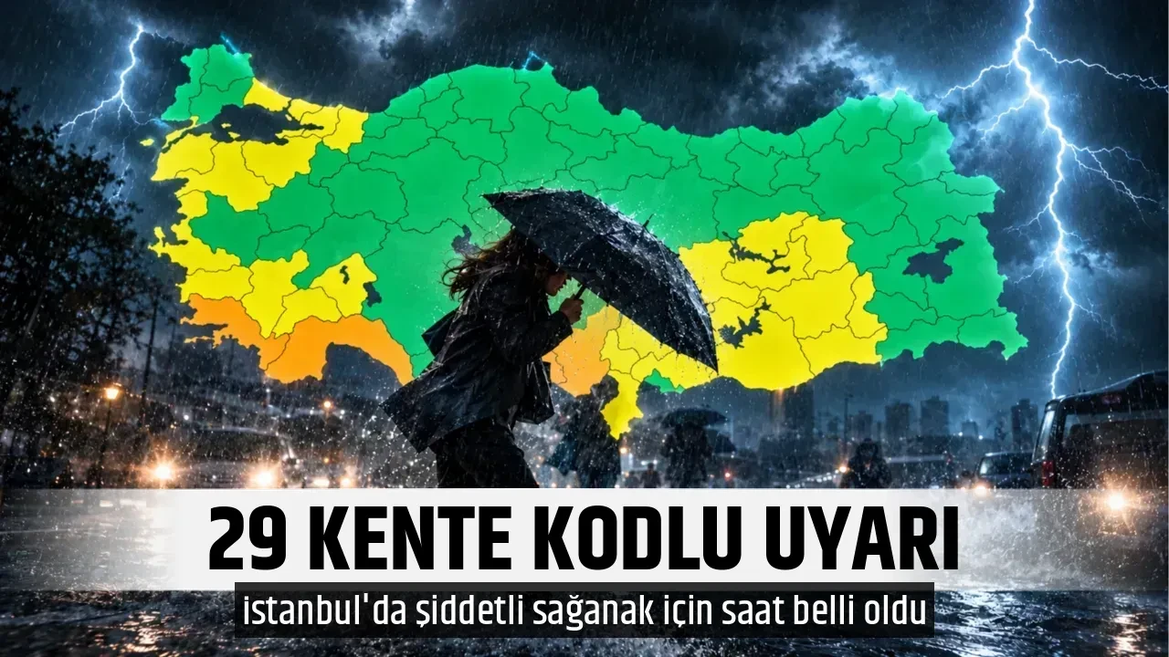 29 KENTE KODLU UYARI