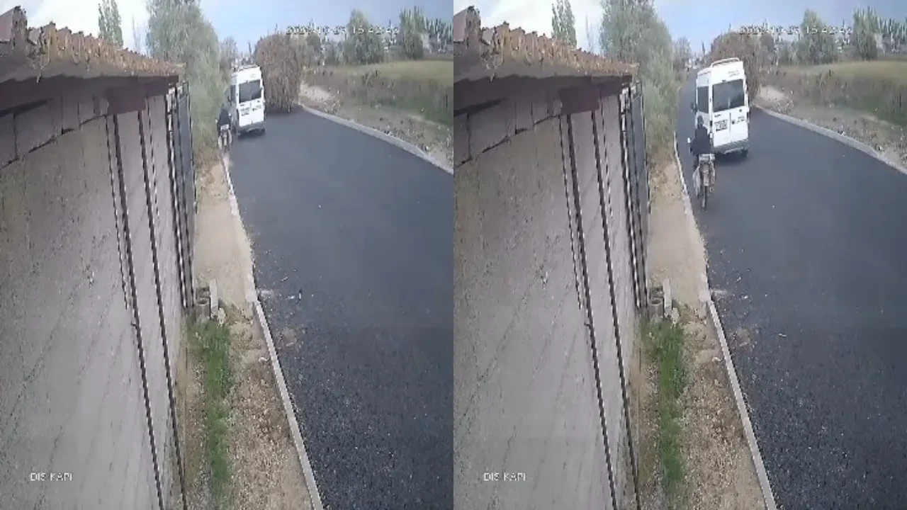 Niğde’de feci motosiklet kazası: Sürücünün ağır yaralandığı kaza kamerada