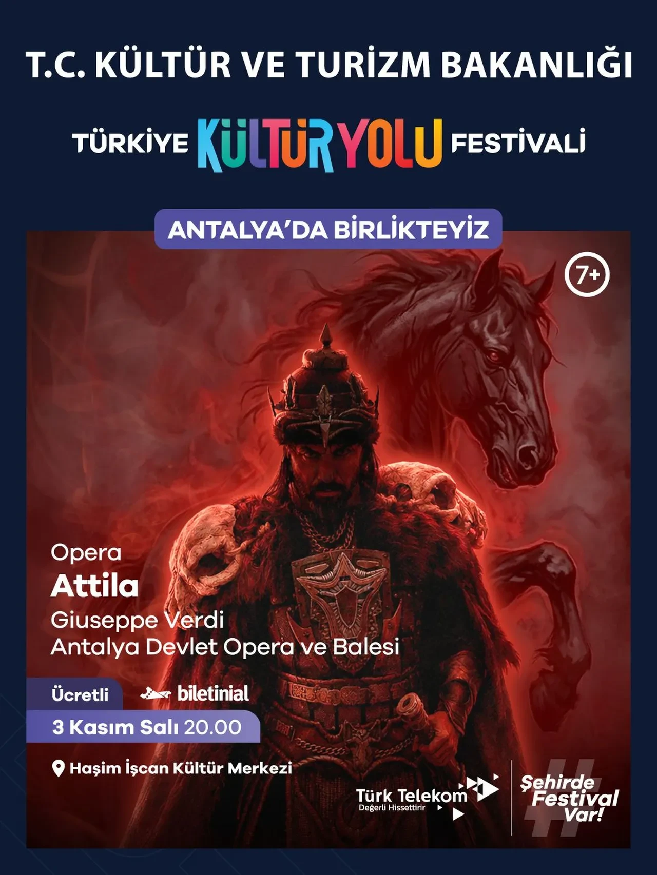 Turizm başkentinde kültür, sanat ve gastronomi rüzgârı: Antalya Türkiye Kültür Yolu Festivali’ne kapılarını açıyor