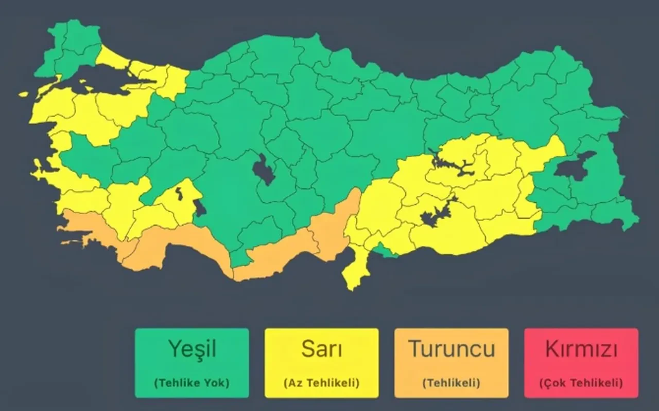 Bakan Çiftçi'den kuvvetli sağanak uyarısı! İstanbul dahil 30 ilde turuncu ve sarı kodlu alarm verildi