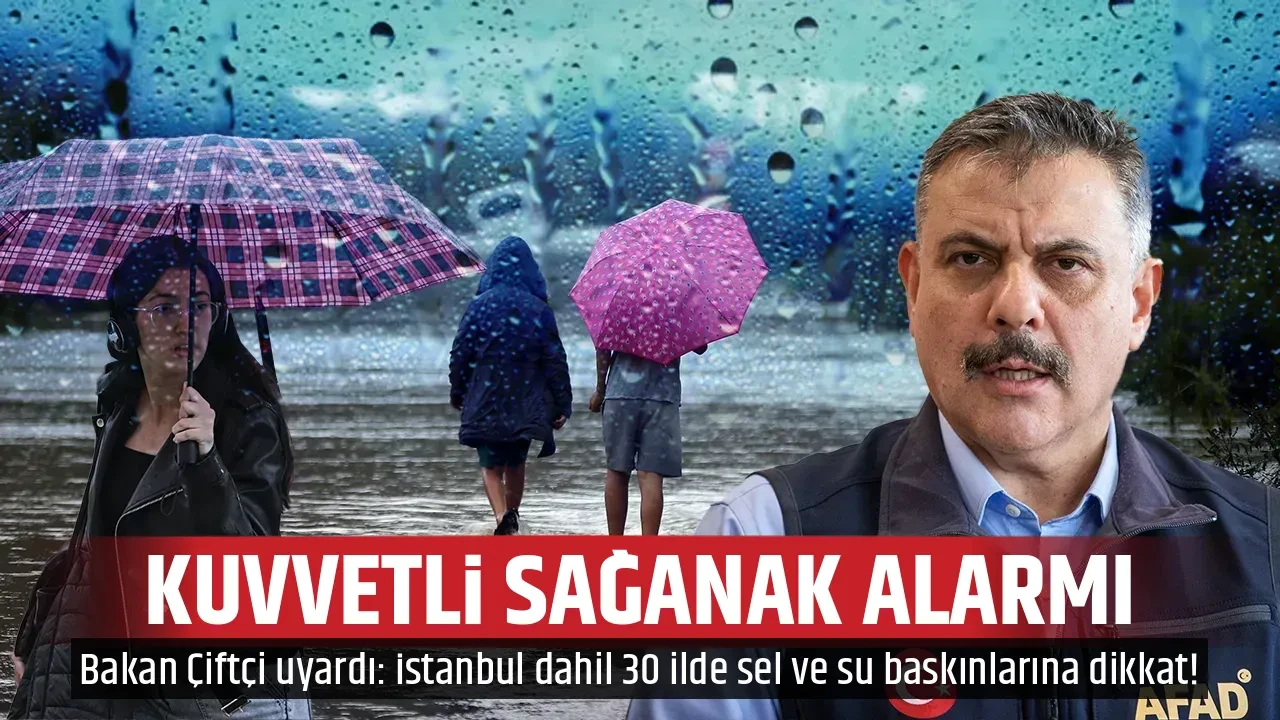 KUVVETLİ SAĞANAK ALARMI