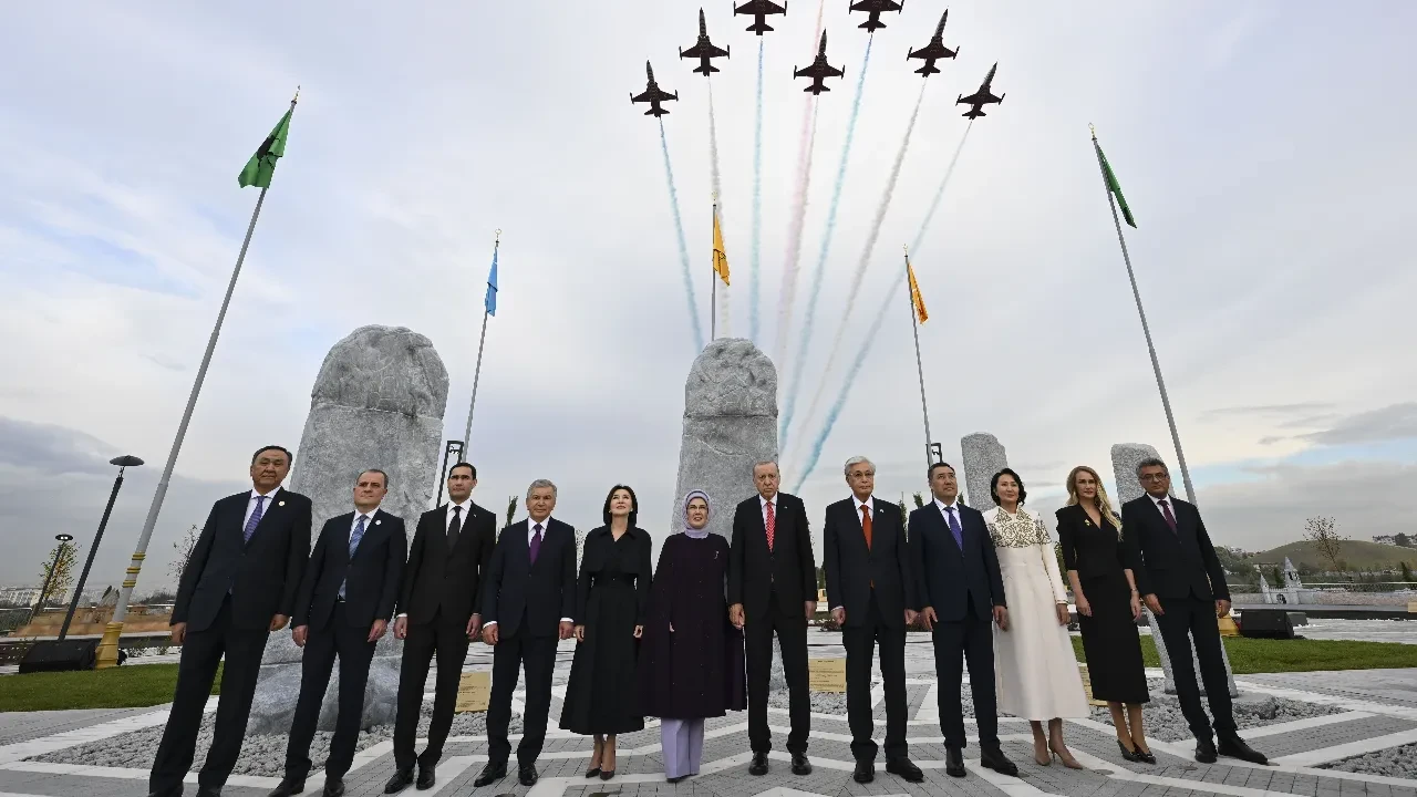 Cumhurbaşkanı Erdoğan ve Türk Devletleri Teşkilatı liderleri Beştepe Millet Ormanı'nda buluştu: Türk birlik fidanlarını dikildi