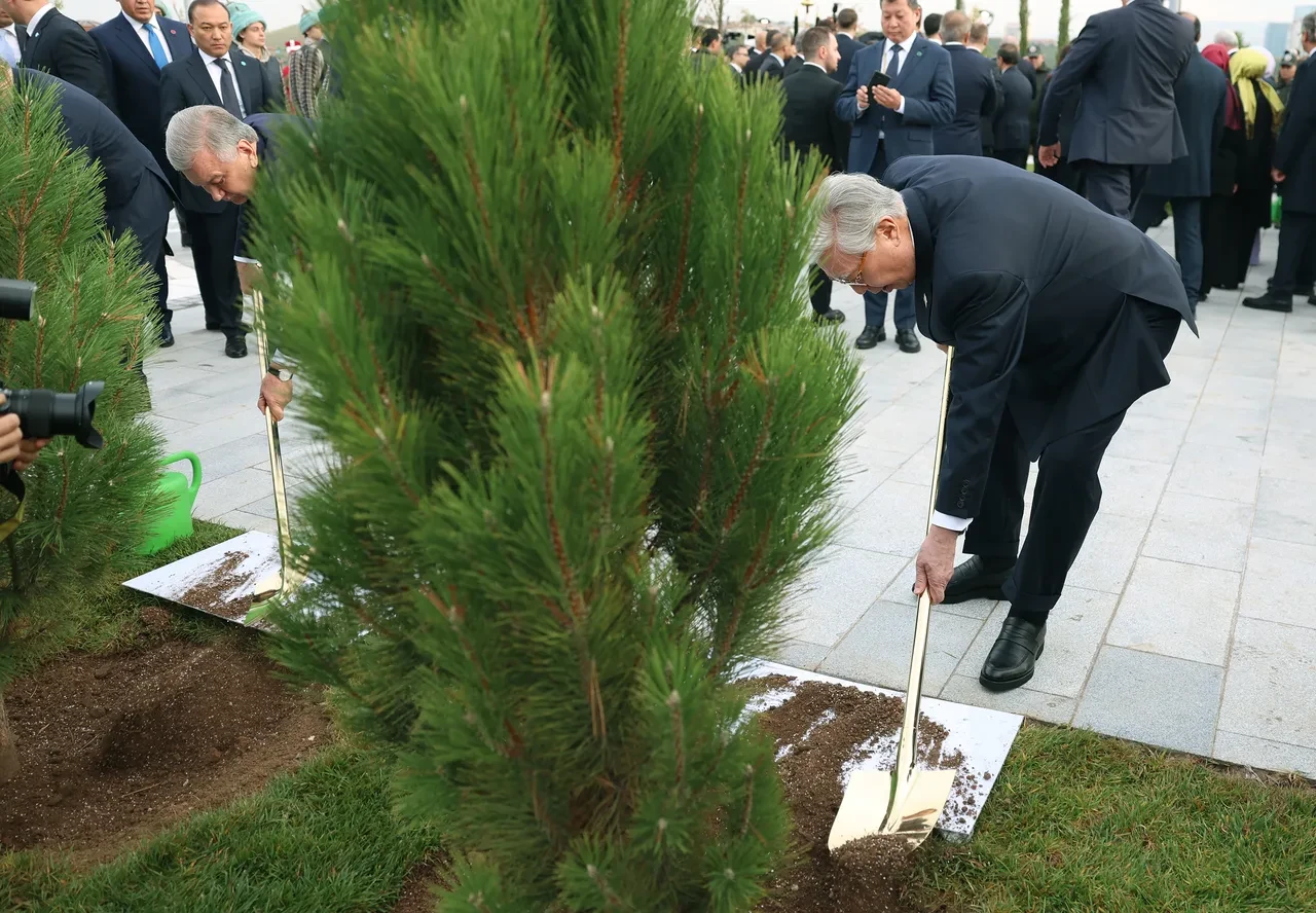 Cumhurbaşkanı Erdoğan ve Türk Devletleri Teşkilatı liderleri Beştepe Millet Ormanı'nda buluştu: Türk birlik fidanlarını dikildi
