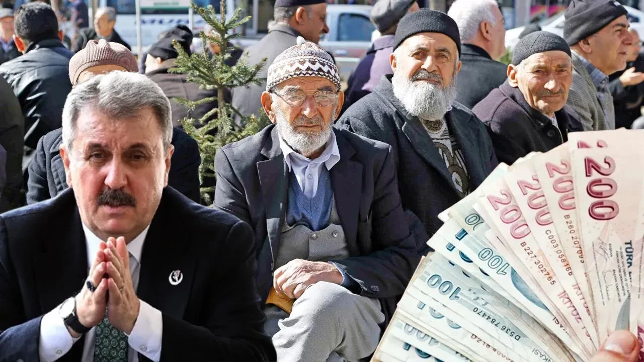 En düşük emekli maaşı için çarpıcı çıkış! Mustafa Destici net rakam verdi: Oran hesabı dikkat çekti