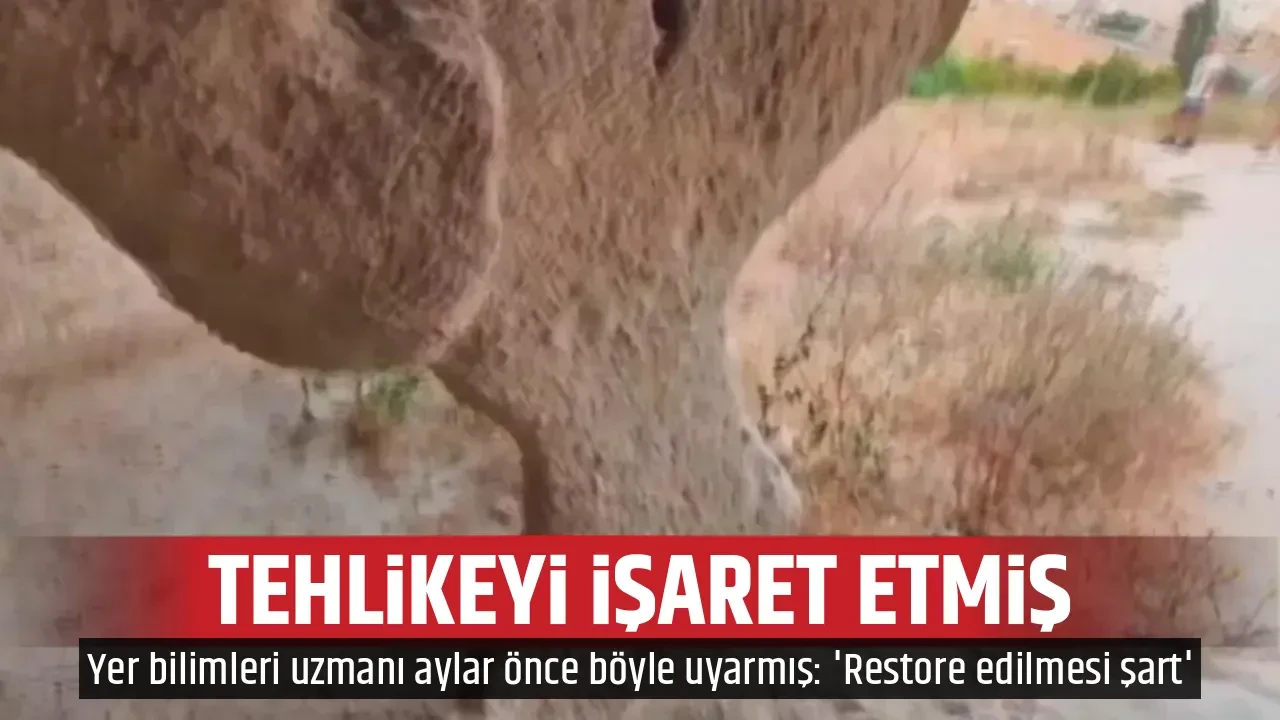 TEHLİKEYİ İŞARET ETMİŞ