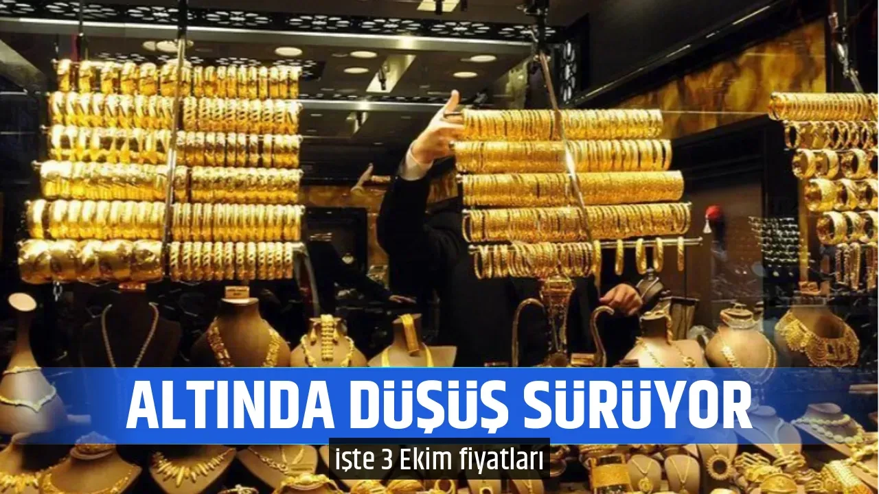 ALTINDA DÜŞÜŞ SÜRÜYOR