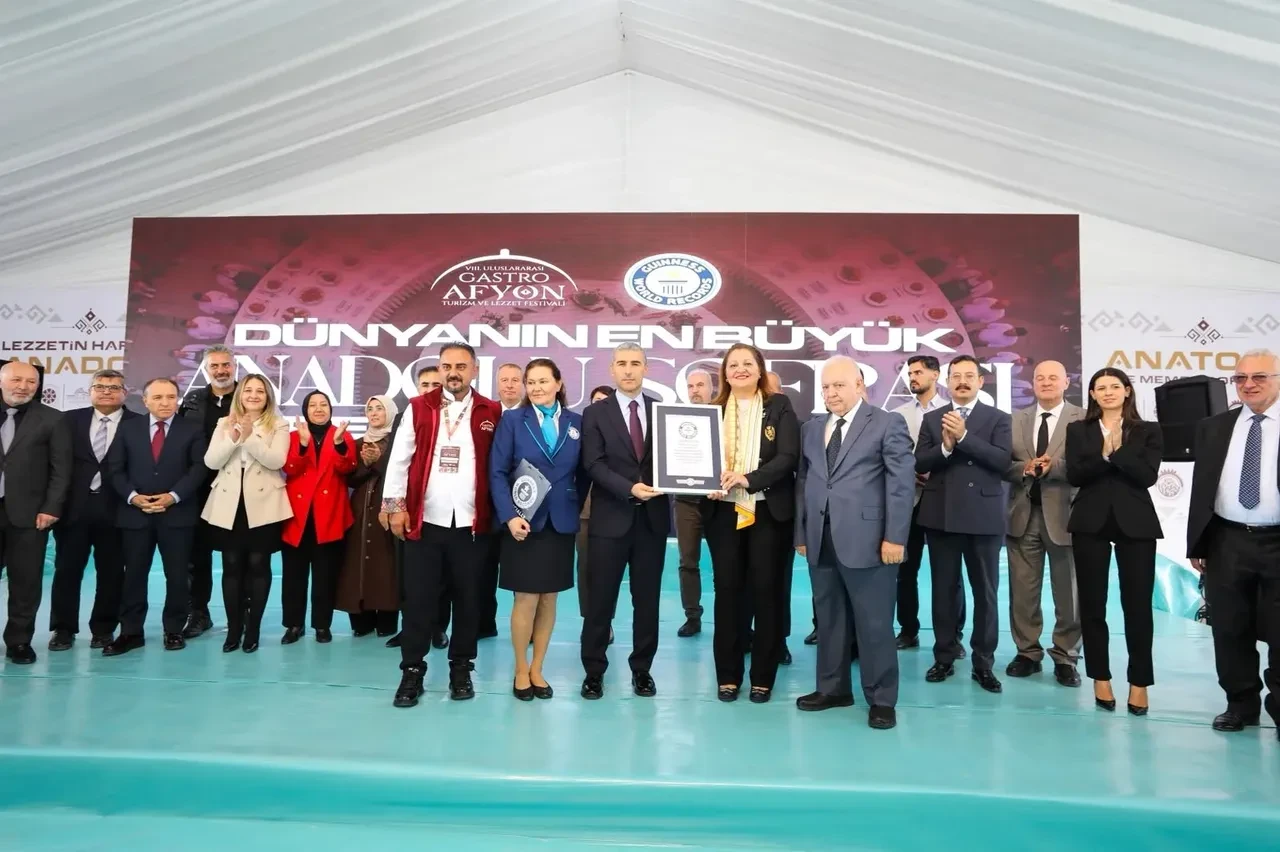 Afyonkarahisar’da yine Guinness Dünya Rekoru kırıldı
