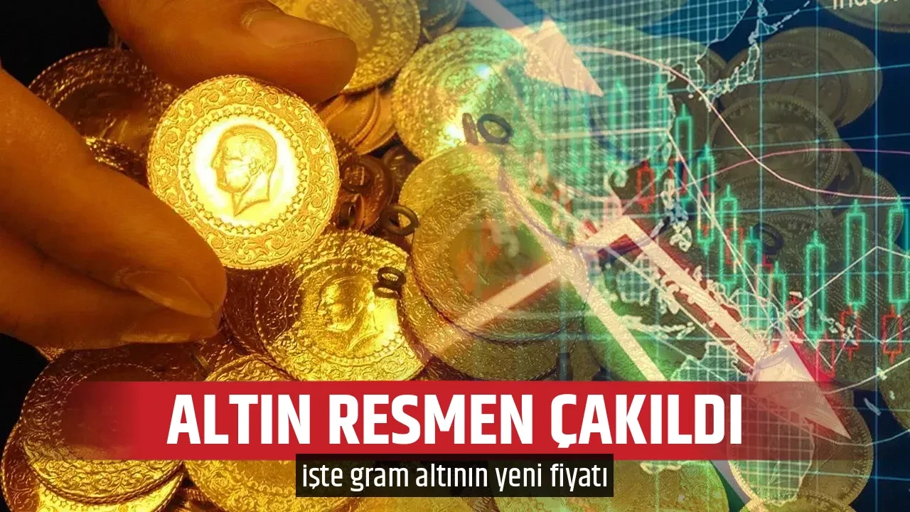 ALTIN RESMEN ÇAKILDI
