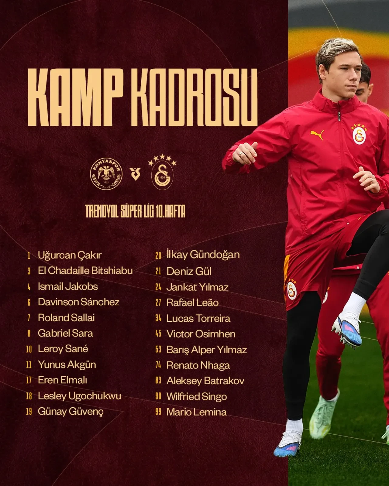 Galatasaray'da Victor Osimhen şoku! Konyaspor maçı öncesi sürpriz gelişme