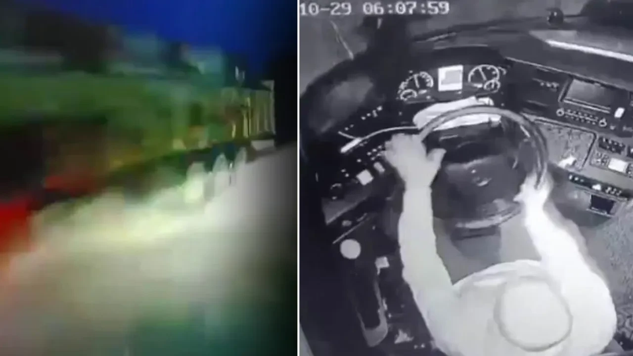 Şırnak'ta otobüsle tırın çarpıştığı kaza anı görüntüleri ortaya çıktı