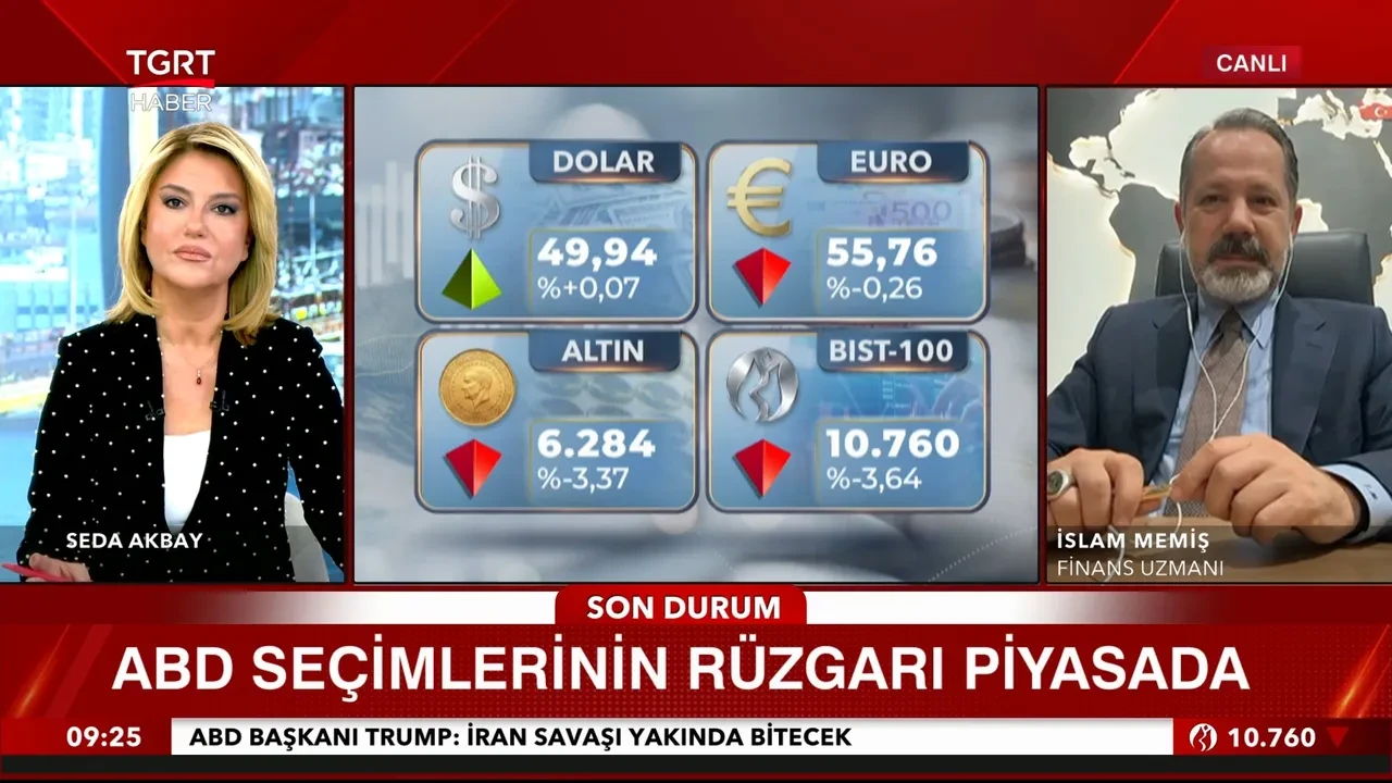 Altın alacaklar ve borcu olanlar dikkat! İslam Memiş'ten TGRT Haber canlı yayınında 2028 uyarısı