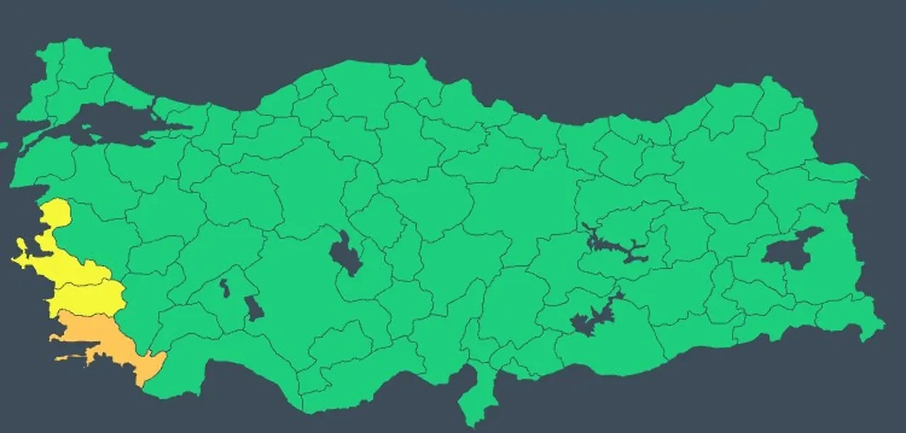 Meteoroloji'den üç ile sarı ve turuncu kodlu uyarı: Pazar günü etkili olacak