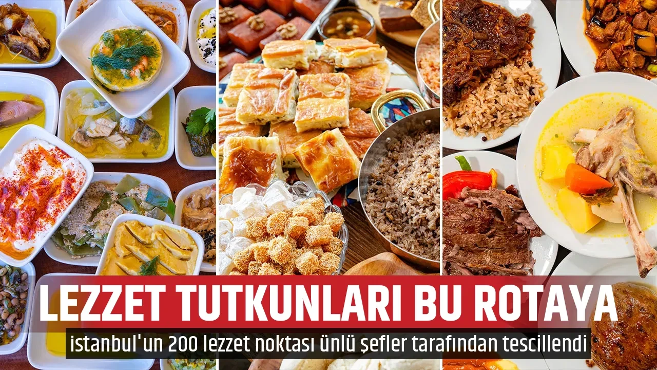 LEZZET TUTKUNLARI BU ROTAYA