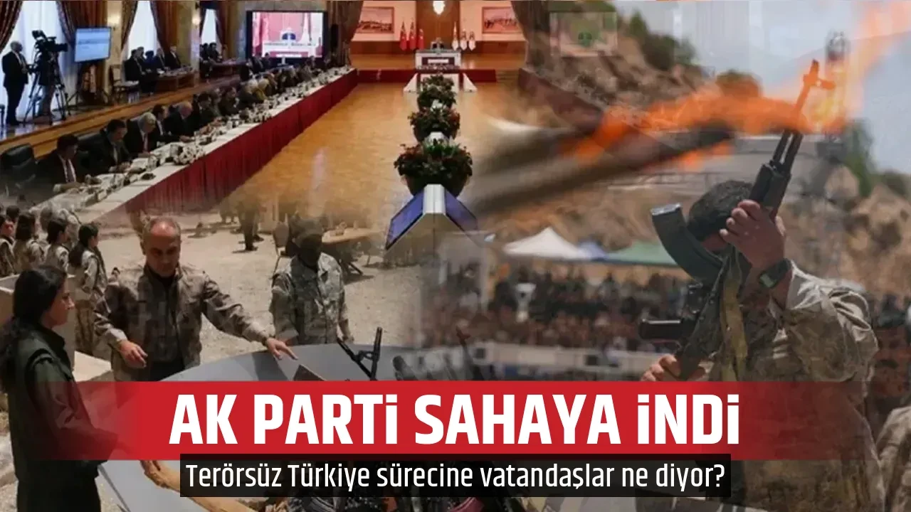 AK PARTİ SAHAYA İNDİ
