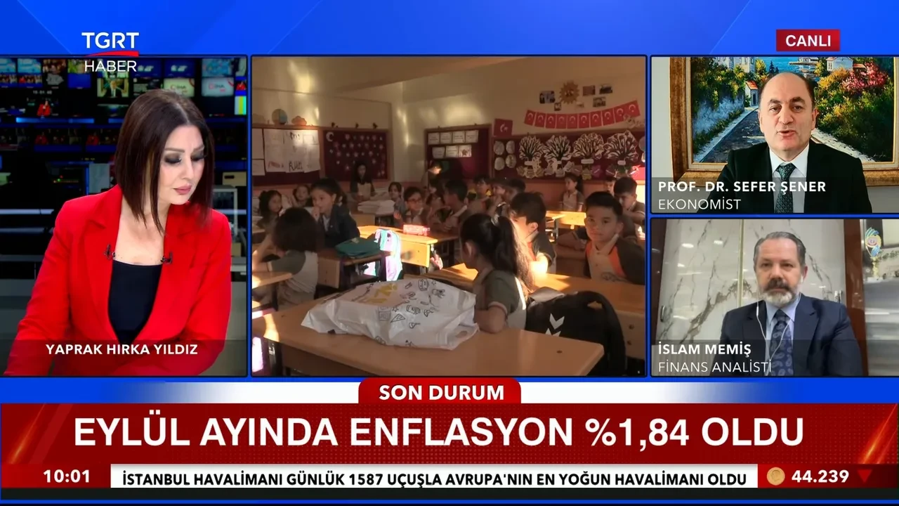 Enflasyon yüzde 1,84 geldi: Sefer Şener ve İslam Memiş'ten yıl sonu için çarpıcı tahmin