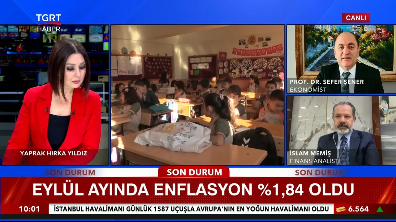 Enflasyon yüzde 1,84 geldi: Sefer Şener ve İslam Memiş'ten yıl sonu için çarpıcı tahmin