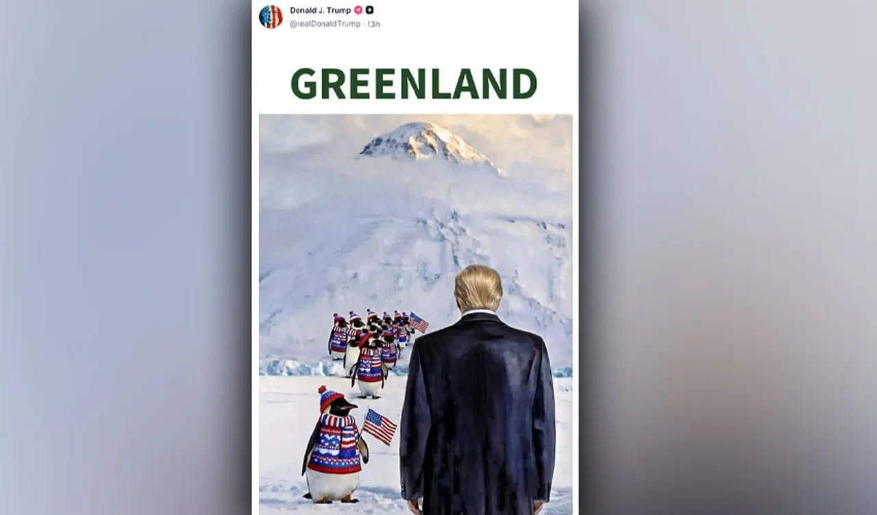 Grönland imzaları atıldıktan sonra Trump'tan dikkat çeken paylaşımlar