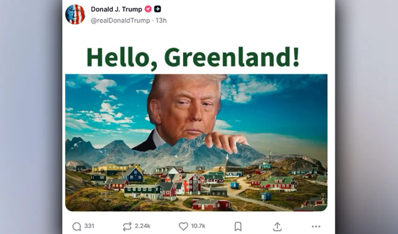 Grönland imzaları atıldıktan sonra Trump'tan dikkat çeken paylaşımlar