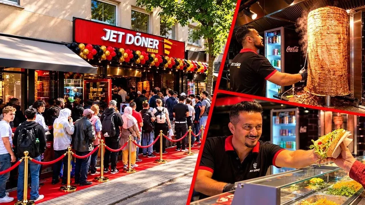 Jet Döner Kebab Avrupa’daki ilk şubesini Bochum’da açtı