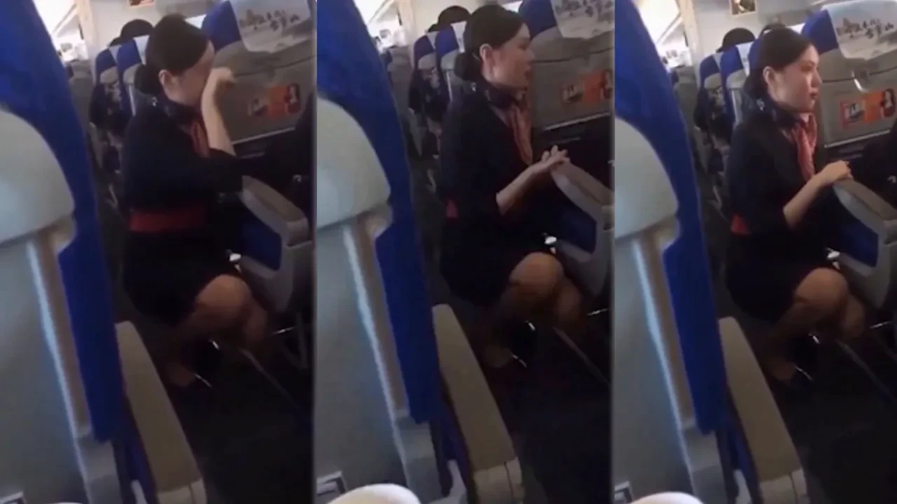 Uçakta yolcunun akıllara durgunluk veren halleri! Hostes ağlayarak özür diledi