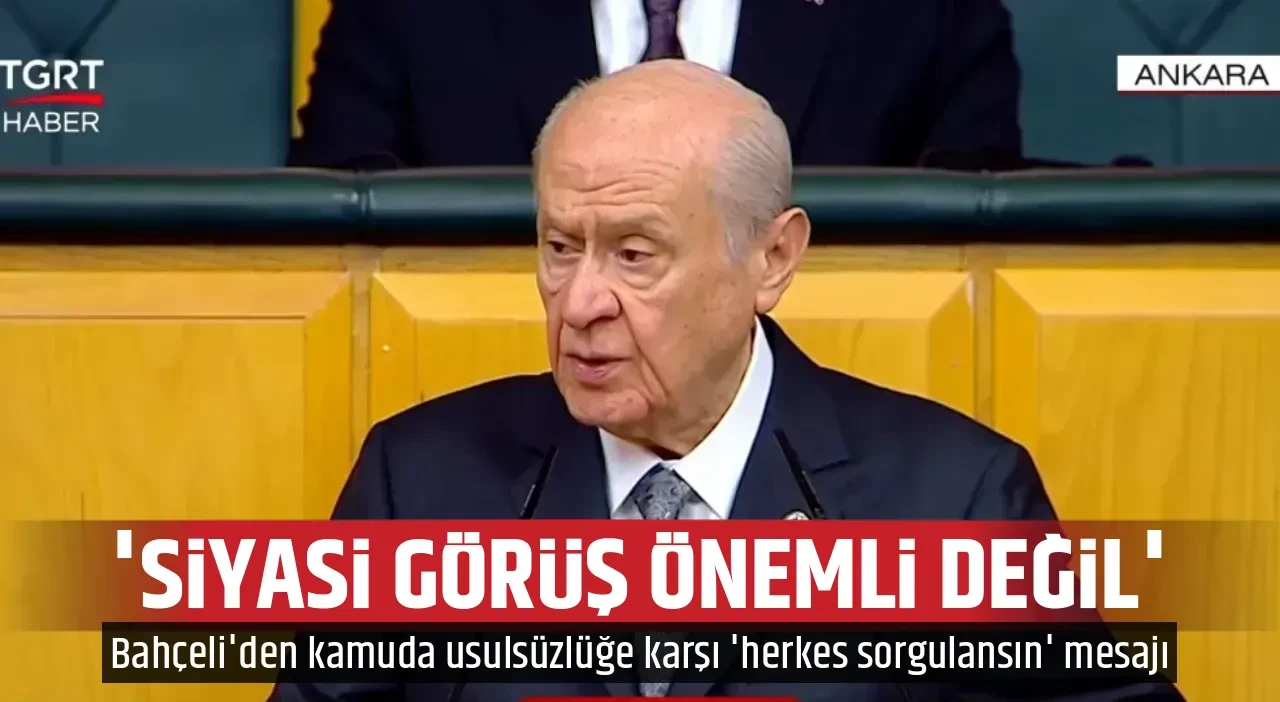 'SİYASİ GÖRÜŞ ÖNEMLİ DEĞİL'