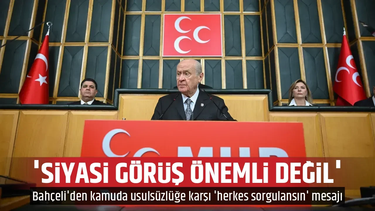 'SİYASİ GÖRÜŞ ÖNEMLİ DEĞİL'