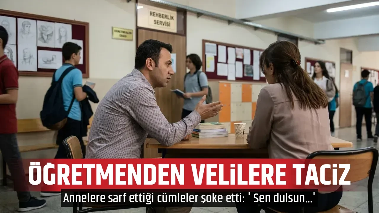 ÖĞRETMENDEN VELİLERE TACİZ