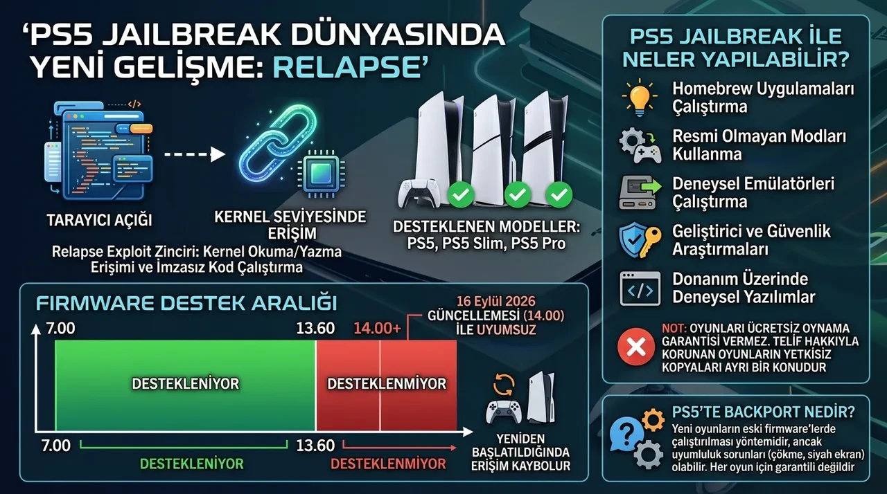 PS5 kırıldı! PlayStation5 jailbreak oyun yükleme nasıl yapılır?