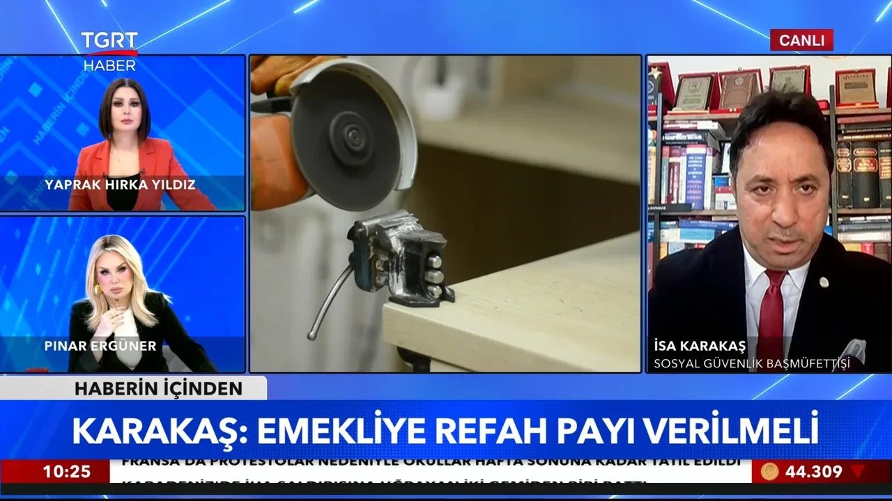 Emekli maaşı ve asgari ücret ne kadar olacak? İsa Karakaş canlı yayında rakam verdi