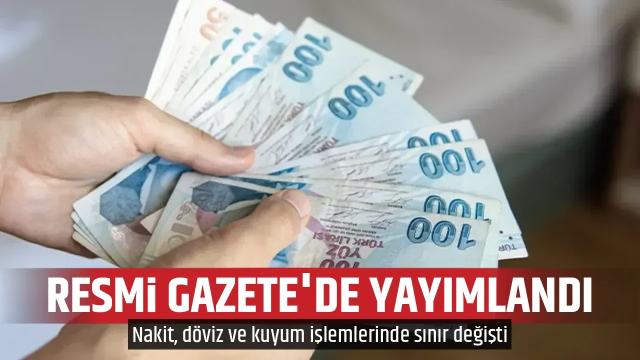 RESMİ GAZETE'DE YAYIMLANDI