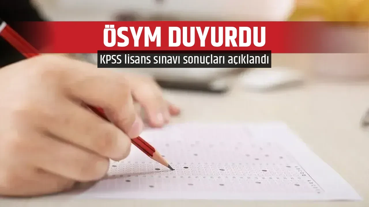 ÖSYM DUYURDU