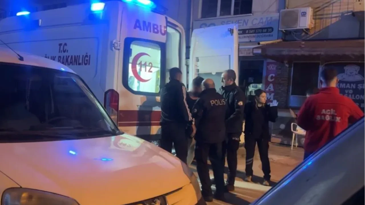 Yaralı şahıs sağlık ve polis ekiplerini canında bezdirdi