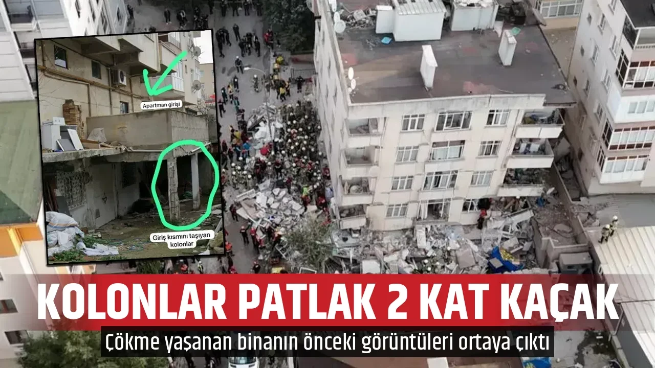 KOLONLAR PATLAK 2 KAT KAÇAK