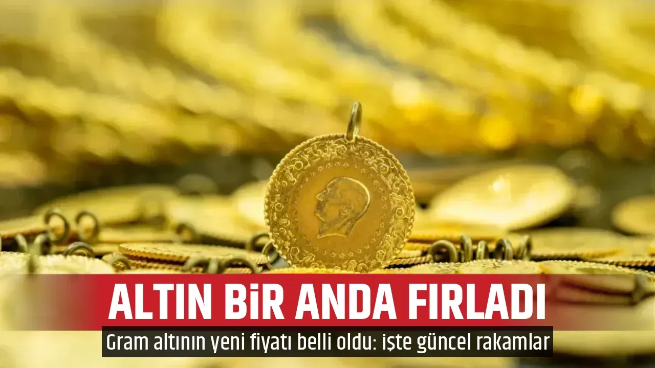 ALTIN BİR ANDA FIRLADI