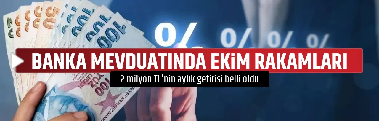 BANKA MEVDUATINDA EKİM RAKAMLARI 